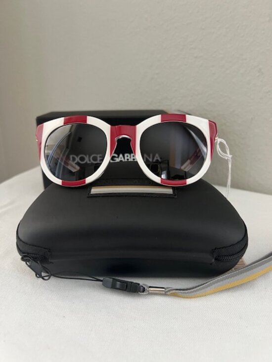 Dolce&Gabbana DG 4249 3024-8G-Stripe White-Red Gradient for W-50-22-140mm main image 9